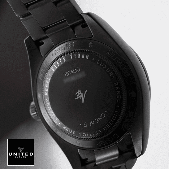 Rolex Milgauss Sapphire Bezel 2 Rolex Milgauss Black Venom 116400 Black Case Replica