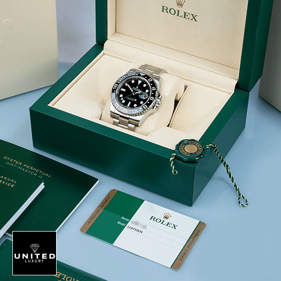 Rolex GMT-Master II 116710LN-0001 Black Dial Oyster Replica 3 Rolex GMT Master 116710LN replica in the rolex box